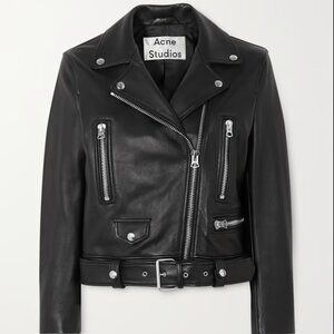 Acne Studios Leather Biker Jacket (size FR36)